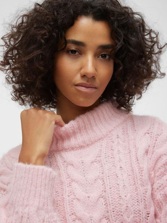 Actual product image Vero Moda VMDREAM LS HIGHNCK CROP PULLOVER GA EXC Knitted jumper (XL)