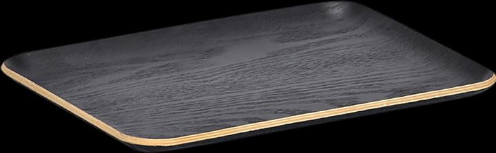 Image du produit Zeller Present Plateau de service, bois/placage wengé, noir