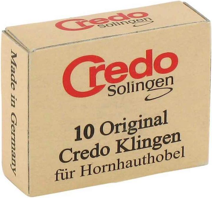 Credo Ersatzklingen Hornhauthobel (10 x)