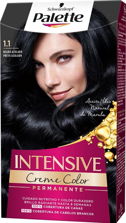 Palette INTENSIVE tinte #1.1-negro azulado (1.1-negro azulado)