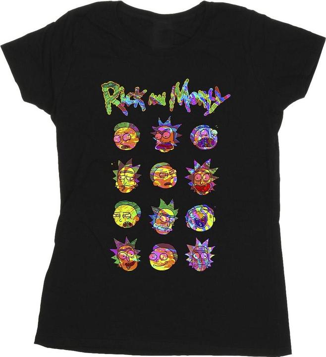 Produktbild Rick And Morty Tie Dye Faces TShirt (L)