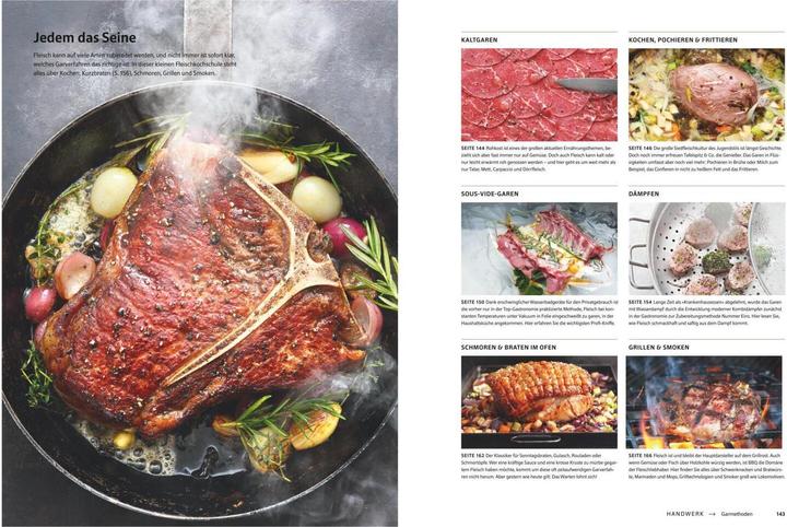 Produktbild Das grosse Buch vom Fleisch (Deutsch, Teubner, 2017)