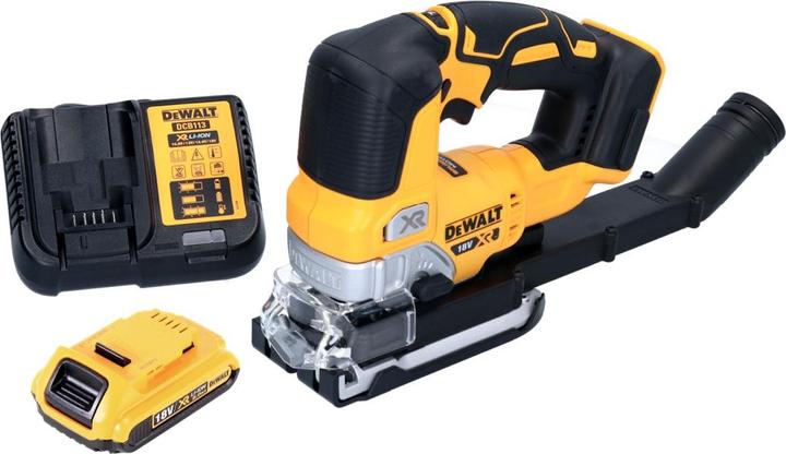 Immagine prodotto DeWalt DCS 334 D1 Seghetto alternativo a pendolo a batteria 18 V Brushless + 1x batteria 2.0 Ah +