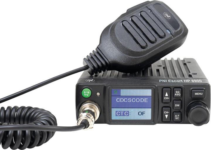 Actual product image PNI CB Escort HP 8900 ASQ radio package, 12-24 V + Extra 48 CB antenna with magnetic base, 12