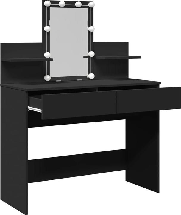 Actual product image VidaXL Dressing table with LED lighting (100 x 40 x 130 cm)