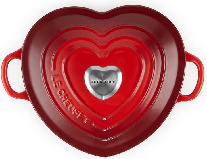 Actual product image Le Creuset Heart roaster with heart button (20 cm, Casserole + Stewpot, Cast iron)
