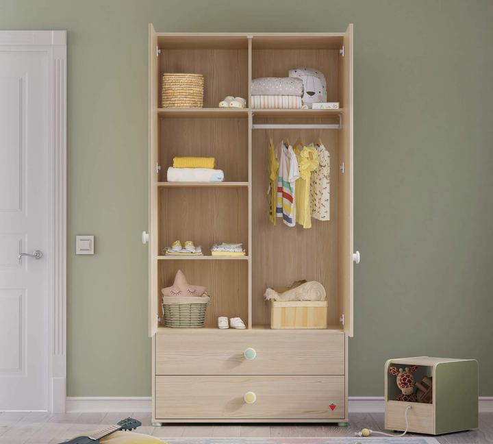 Immagine prodotto Cilek Armadio Montes Natural 2 porte (101.53 cm)