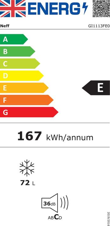 Energy Label Neff GI1113FE0 (Installation, 72 l)