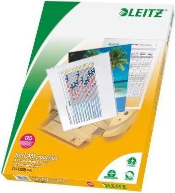Actual product image Leitz hot laminating foils A3 (A3, 100 Piece, 125 µm)