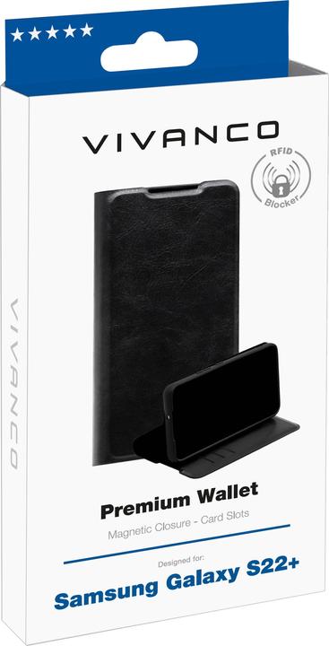 Image du produit Vivanco Étui portefeuille Premium (Samsung Galaxy S22+)