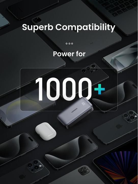 Produktbild Ugreen Mini Powerbank (10000 mAh, 30 W, 36 Wh)