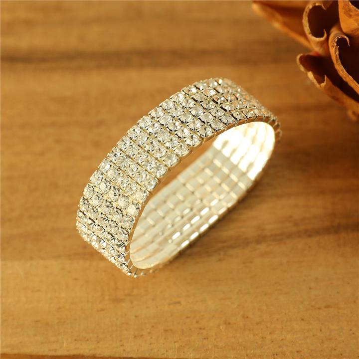 Image du produit Andreani Bracelet avec amazonite véritable (80 cm, Pierres, Nude, Verre, Marron, Métal)