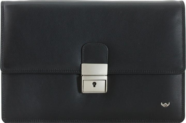 Golden Head Polo Herrentasche Handgelenktasche Leder 23 cm