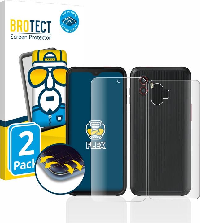 Produktbild BROTECT Full-Cover Displayschutz (2 Stück, Samsung Galaxy XCover 6 Pro)