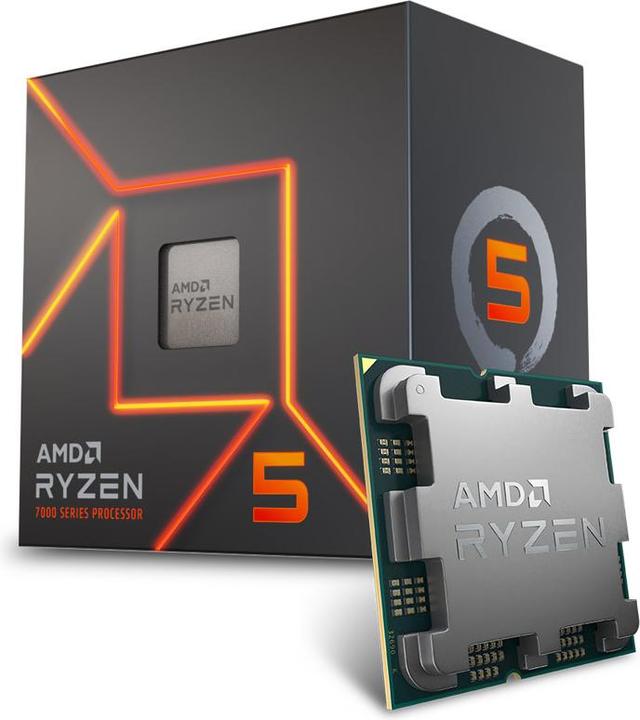 Actual product image AMD Ryzen 5 7600 (AM5, 3.80 GHz, 6 -Core)