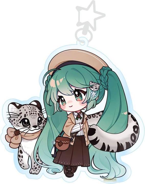 Image du produit POPbuddies Porte-clés acrylique Hatsune Miku Kawaii Winter Time