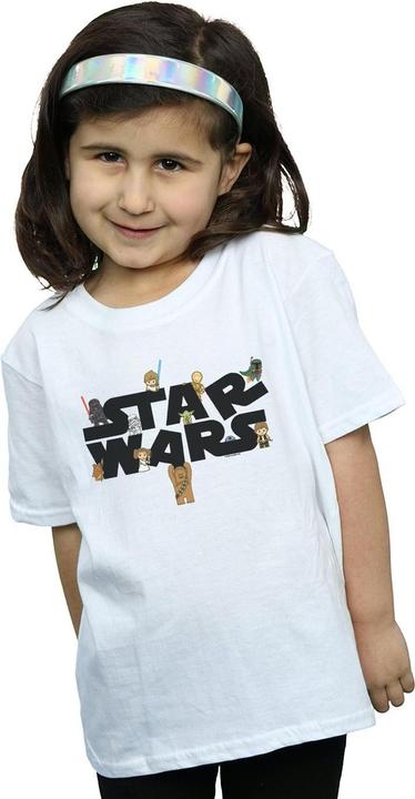 Image du produit Star Wars - T-shirt KIDDIE LOGO - Fille (128)