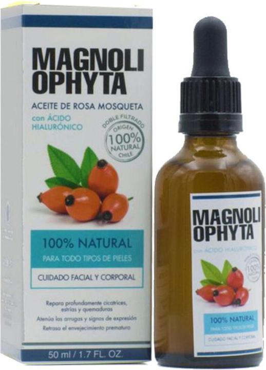 Produktbild Magnoliophyta ACEITE DE ROSA MOSQUETA con ácido hialurónico gotero 50ml (50 ml, Gesichtsöl)