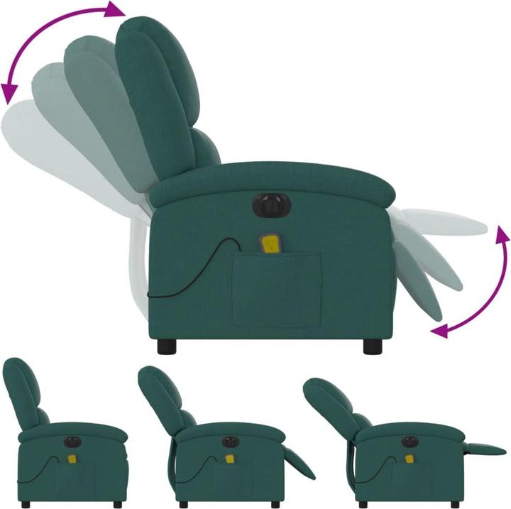 Image du produit VidaXL Fauteuil de massage électrique Tissu
