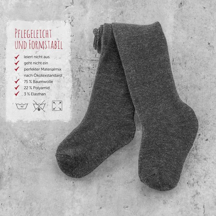 Immagine prodotto La Loona Collant per bambini LaLoona confezione da 2 pezzi - grigio scuro - (74/80)