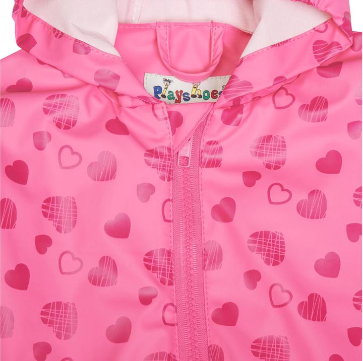 Actual product image Playshoes Rain overall hearts allover (92)