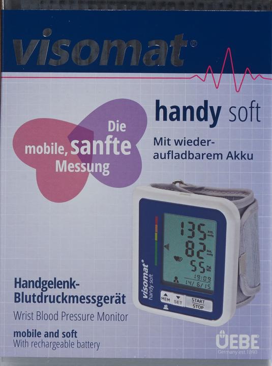 Actual product image Visomat handy soft blood pressure monitor (Blood pressure monitor wrist)
