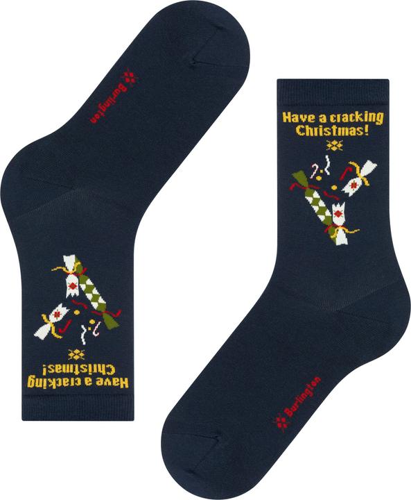 Actual product image Burlington Socken "X-Mas Cracker" marine (36 - 41)