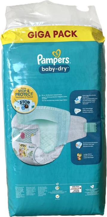 Immagine prodotto Pampers Baby Dry taglia 4 maxi 9-14 kg Giga Pack (Dimensione 4)