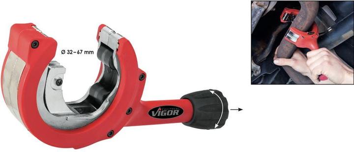 Produktbild Vigor Ratschen-Rohrschneider für Auspuff ∙ V3309 ∙ 32 - 67