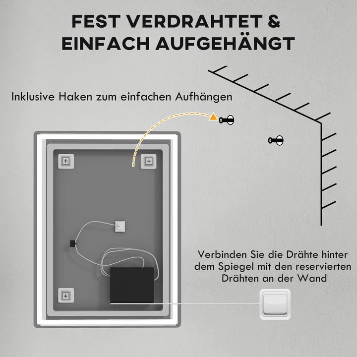 Produktbild Jamb Badspiegel (60 x 80 x 4 cm)