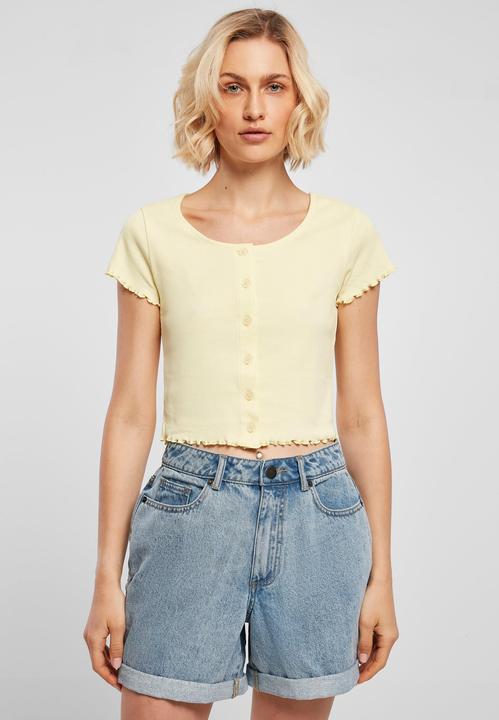 Image du produit Urban Classics Tee-shirt femme croisé à côtes - 12114 (S)
