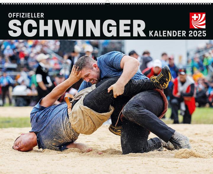 Actual product image Official wrestling calendar 2025 (14 x 14 cm, No binding, German)