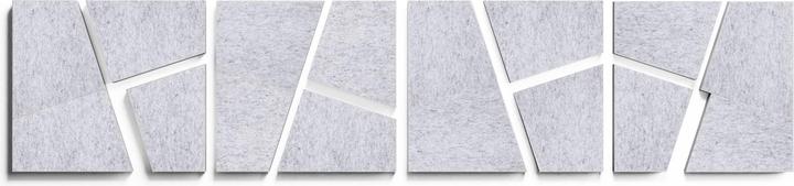 Produktbild Silent4 Schallabsorber Wand-Set Little16, Hellgrau (16 Stk.)