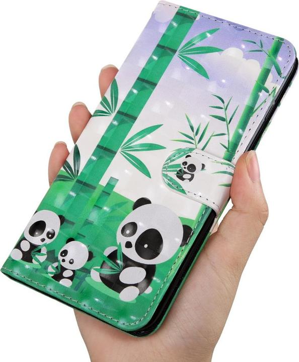 Immagine prodotto Cover-Discount Galaxy A21s - Custodia Glitter Effect Panda (Samsung Galaxy A21s)