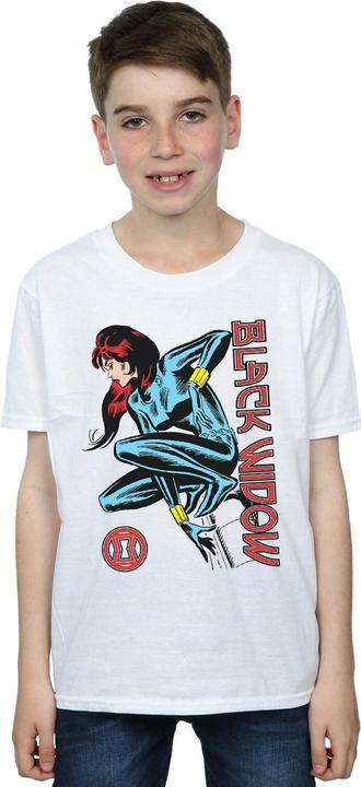 Immagine prodotto Black Widow In Action Maglietta Ragazzi (140, 146)