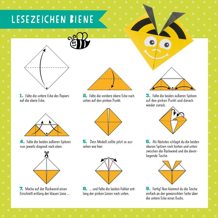 Produktbild Bastel-Kids Papierfalten im Quadrat