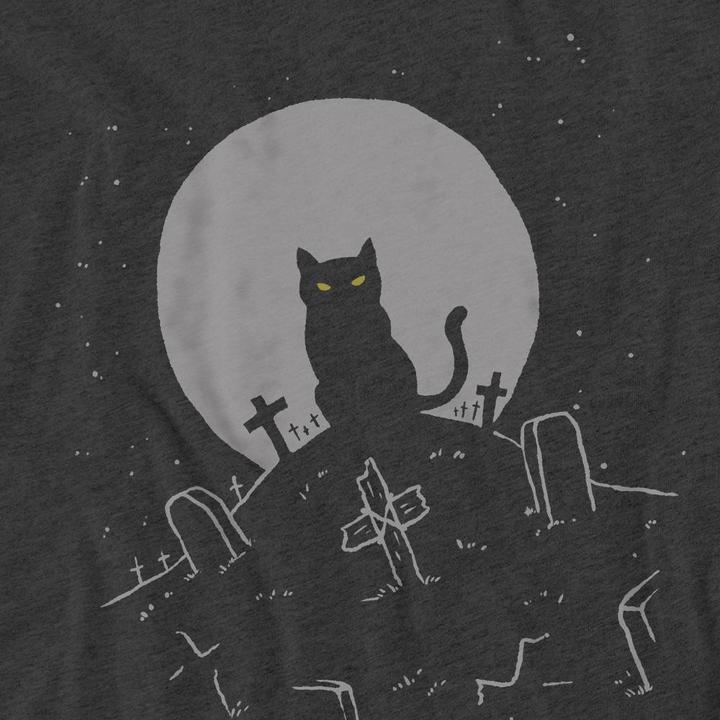Produktbild Pet Sematary Cat With Tombstones TShirt (XL)