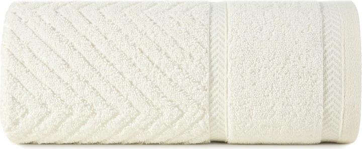 Image du produit Eurofirany REINA LINE Serviette en coton avec motif en zigzag et bord lisse, 500 g/m2, 50 x 90 cm (50 x 90 cm)