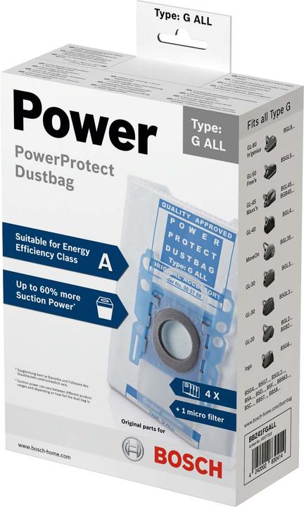 Immagine prodotto Bosch Hausgeräte PowerProtect Tipo G ALL, BBZ41FGALL (1 x)