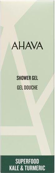 Immagine prodotto Ahava SUPERFOOD Shower Gel "Kale & Turmeric" - Gel doccia nutriente con cavolo e curcuma (200 ml)