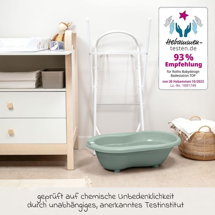 Immagine prodotto Rotho Babydesign Babybadewannen & Badeeimer Baby-Badewanne Tilo - mit Anti-Rutschmatte