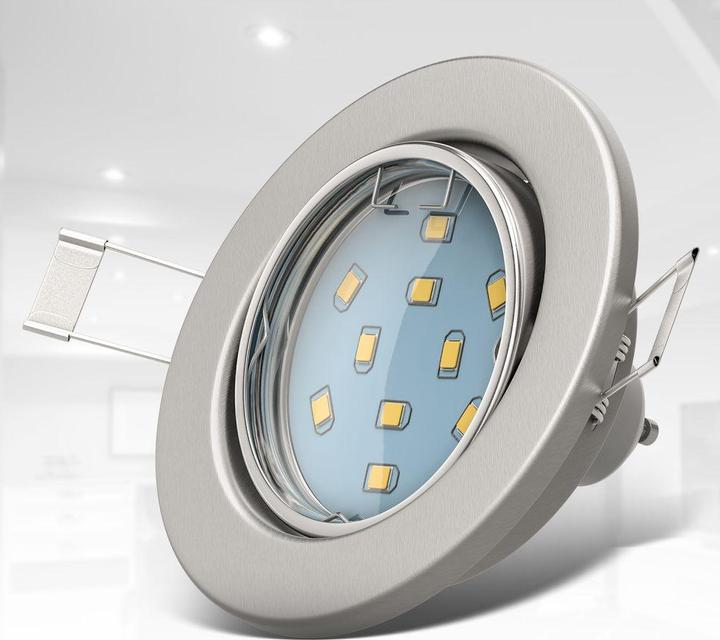 Produktbild B.K.Licht 6er Set Einbaustrahler (250 lm, GU10)