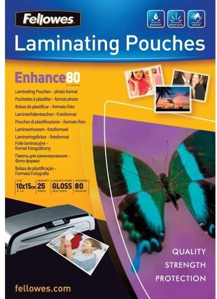 Image du produit Fellowes Améliorer 80 (10 x 15 cm, 25 pièce(s), 80 µm)
