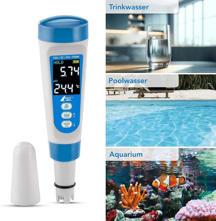 Image du produit AGT Wasserqualitäts-Messgerät