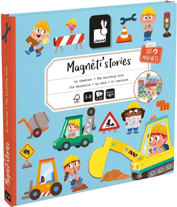 Immagine prodotto Janod Magnetistories Chantier (Tedesco)