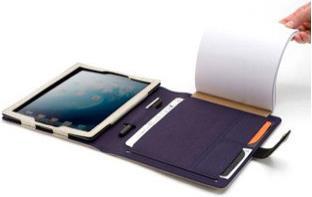 Image du produit booq pad, pochette avec bloc-notes intégré pour iPad (iPad 2011 (2e gène))