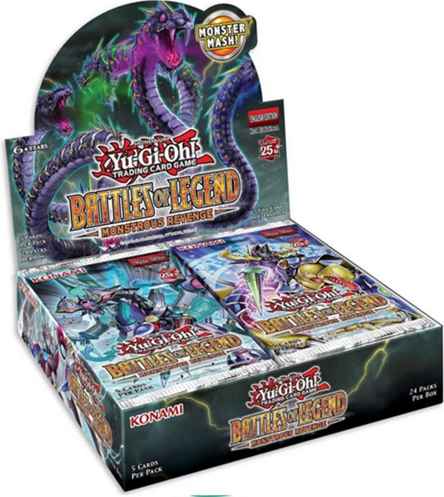 Actual product image Yu-Gi-Oh ! TCG Battles of Legend: Monstrous Revenge Booster Display (English, Booster Pack)
