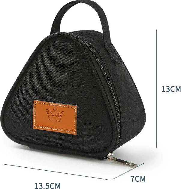 Only-Bags.Store Mini sac d'isolation triangulaire Feuille d'aluminium Refroidisseur thermique Déjeuner Tote