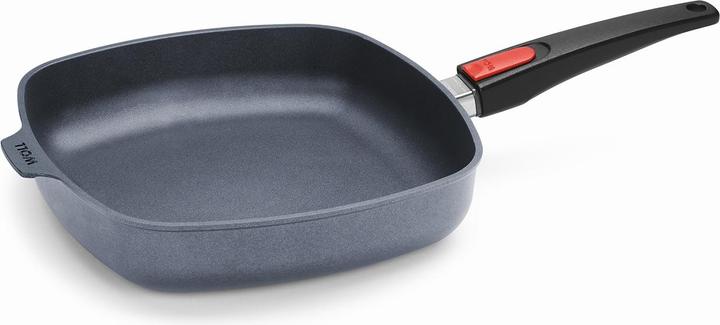 Woll 1628 DPI Diamond Lite Poêle en fonte à bord haut, avec couvercle amovible. manche, 28cm, induction (28 cm, Ensemble de casseroles et de poêles de cuisson, Fonte d'aluminium)