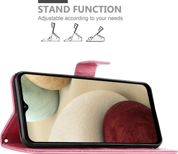 Productafbeelding Cadorabo Bloemen Boekomslag (Samsung Galaxy A12)